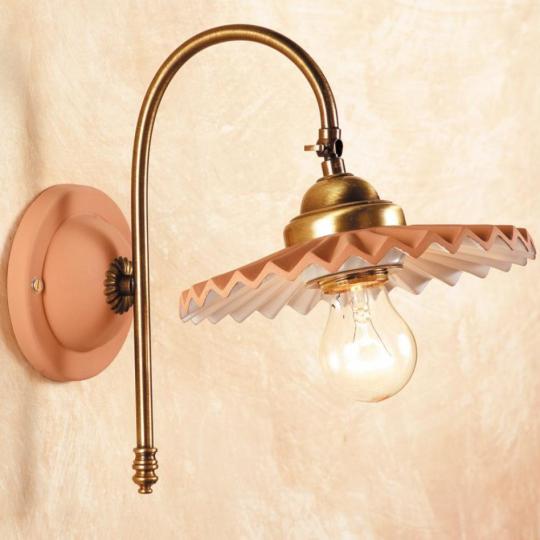 klasicka keramicka lampa cotto tehlova farba malovany nastenny zahradny osvetlenie mediteransky rustikalny vintage kuchyna vintage spalna perforovana cipkovana vidiecka ludovy balatonfelvidek.jpg